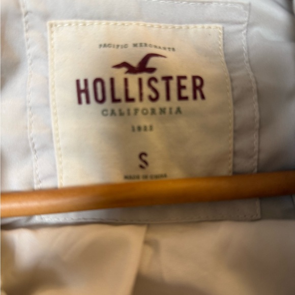Hollister White Teddy Jacket Plush Cozy Outerwear - Picture 3 of 4